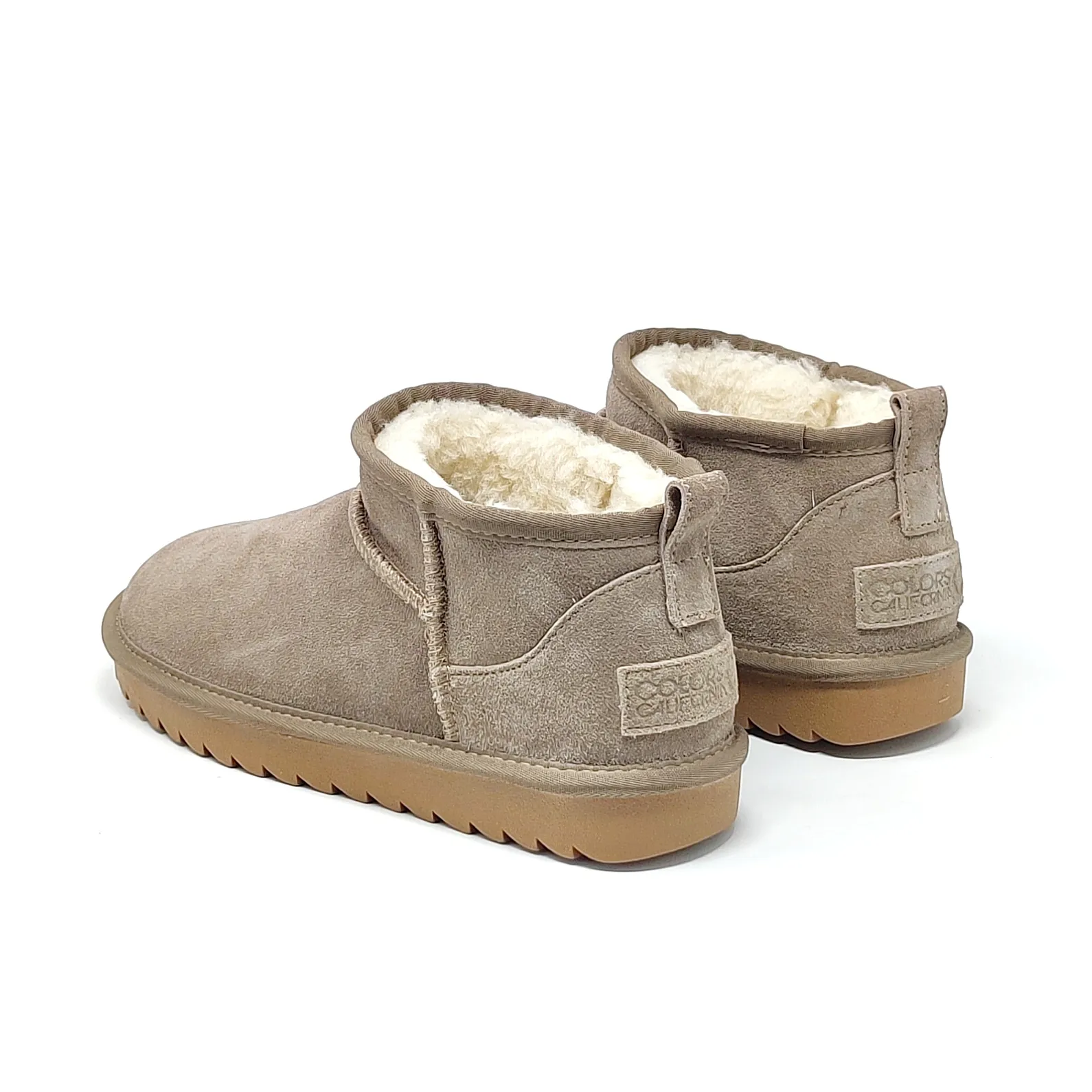 winter boots mini cut suede with wool blend lining code 4